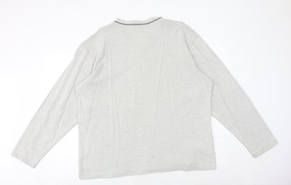 Mens UK Size 2XL Burton Grey Pullover Sweatshirt