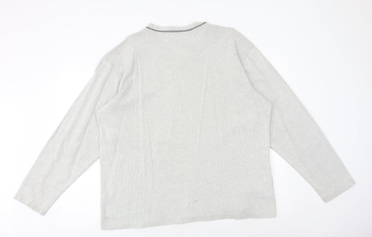 Mens UK Size 2XL Burton Grey Pullover Sweatshirt