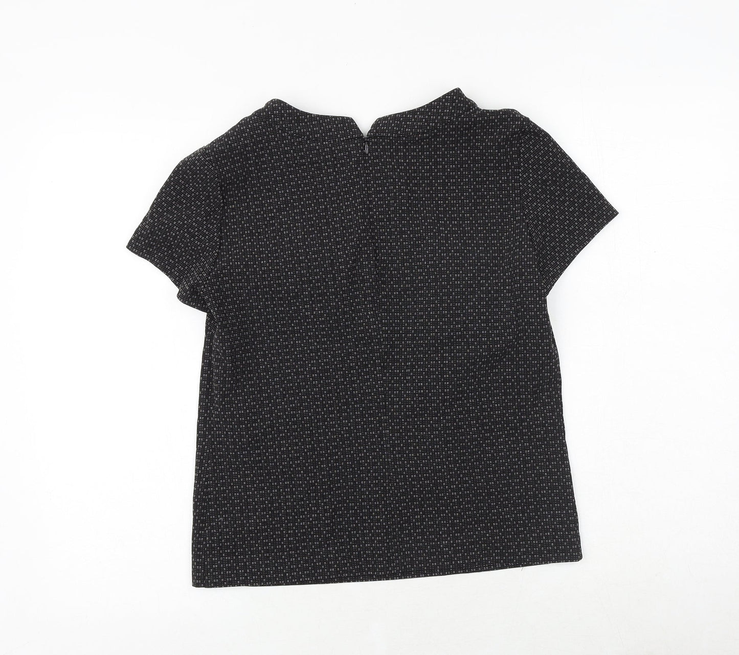 Womens UK Size 8 NEXT Black Basic T-Shirt