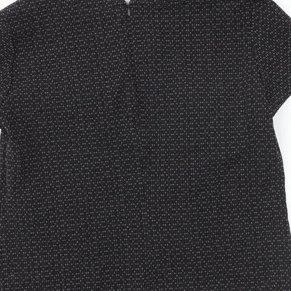 Womens UK Size 8 NEXT Black Basic T-Shirt