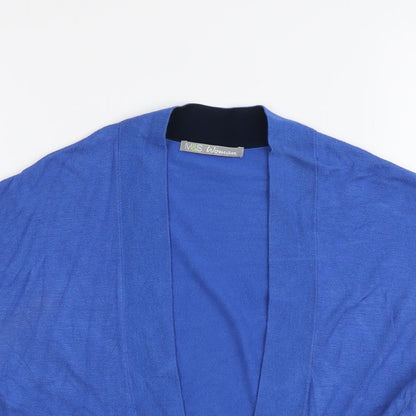 Womens UK Size 8 Marks and Spencer Blue Cardigan Jumper