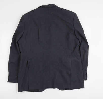 Mens UK Size L C&A Regular Grey Suit Jacket