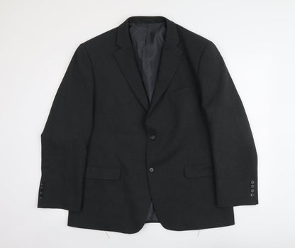 Mens UK Size L Greenwoods Regular Grey Suit Jacket