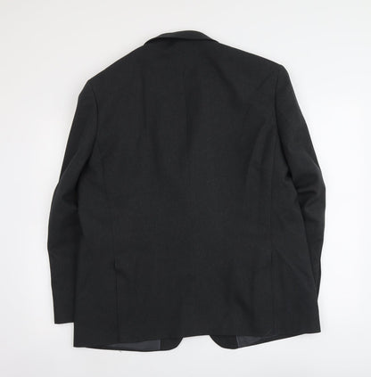 Mens UK Size L Greenwoods Regular Grey Suit Jacket