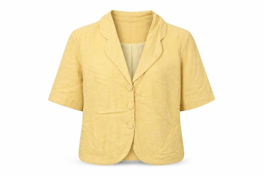 Womens UK Size 10 Nightingales Yellow Jacket