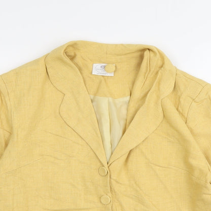 Womens UK Size 10 Nightingales Yellow Jacket