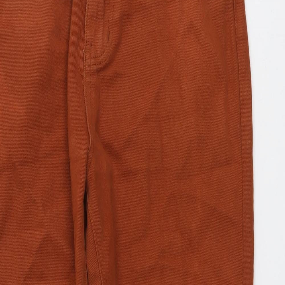 Liquor N Poker Womens Brown Cotton Skinny Jeans Size 6 L24 in Regular Button