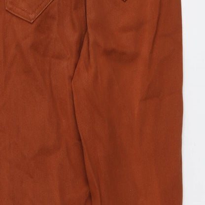 Liquor N Poker Womens Brown Cotton Skinny Jeans Size 6 L24 in Regular Button