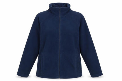 Front view of TRU Collection women’s blue jacket, size UK 12, zip -, size UK 12-14