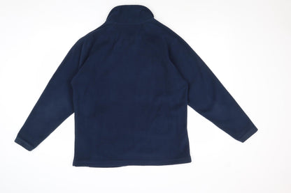 TRU Collection Womens Blue Jacket Size 12 Zip - Size 12-14