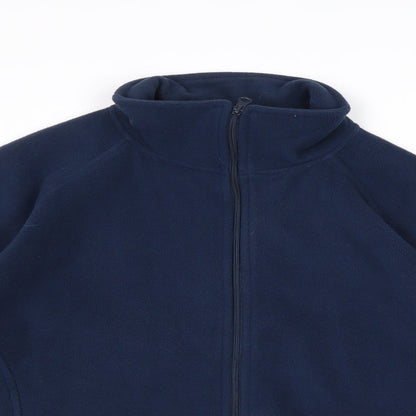 TRU Collection Womens Blue Jacket Size 12 Zip - Size 12-14