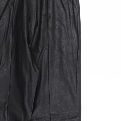 Womens UK Size 8 H&M Regular Fit  Black Trousers