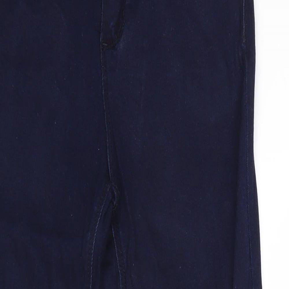 Oasis Womens Blue Cotton Skinny Jeans Size 6 Regular Zip