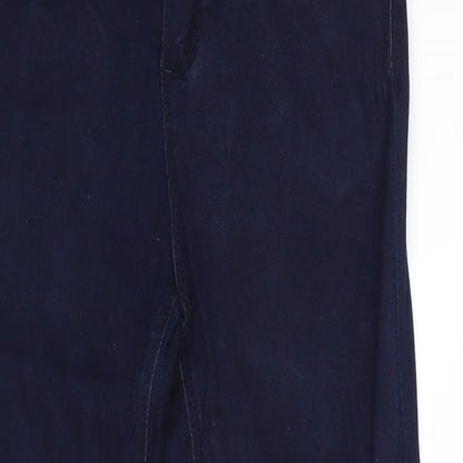 Oasis Womens Blue Cotton Skinny Jeans Size 6 Regular Zip
