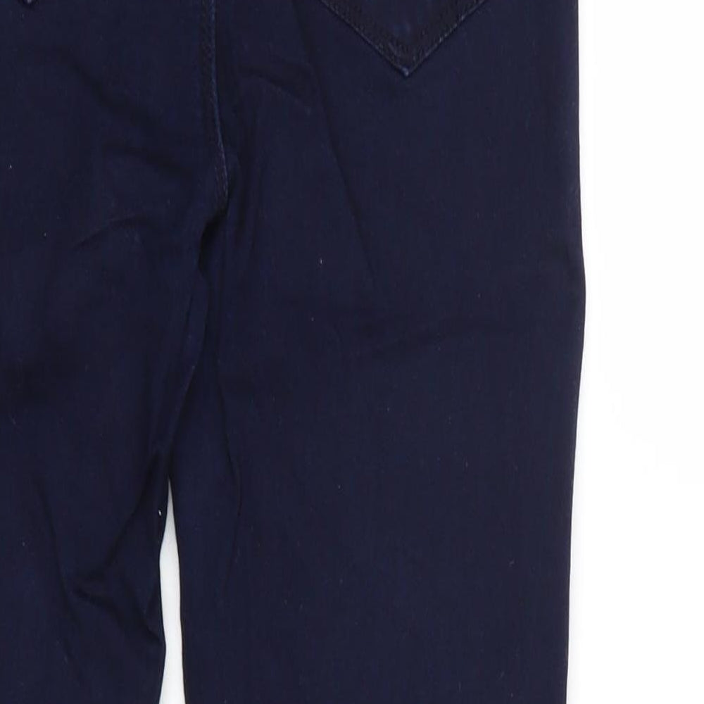 Oasis Womens Blue Cotton Skinny Jeans Size 6 Regular Zip