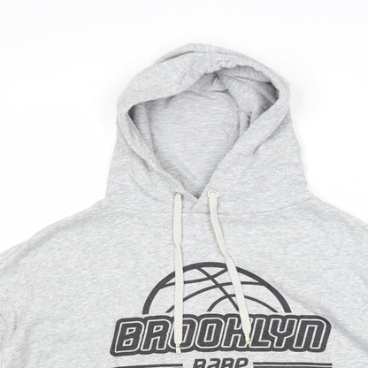 Womens UK Size S Divided by H&M Grey Pullover Hoodie