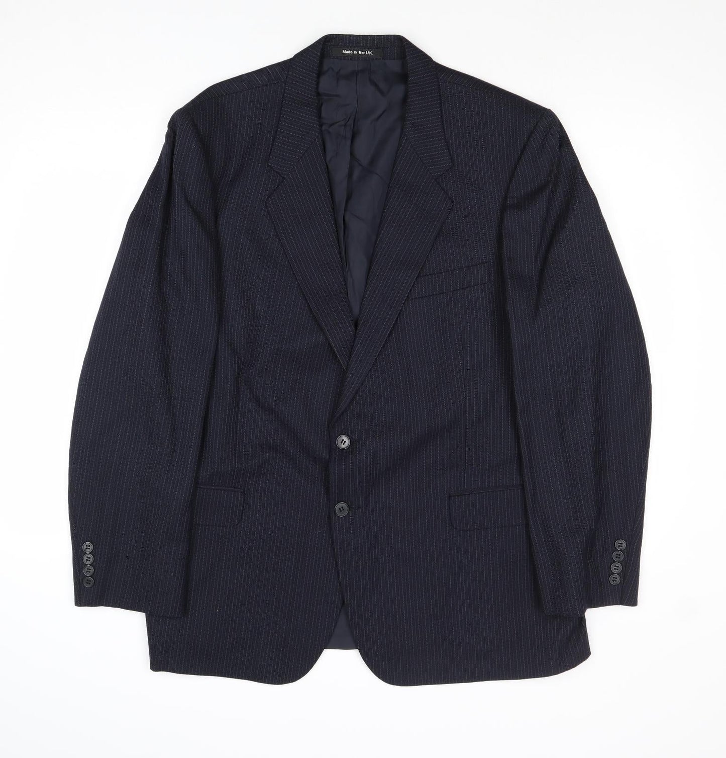 Mens UK Size 44 St Michael Regular Blue Suit Jacket