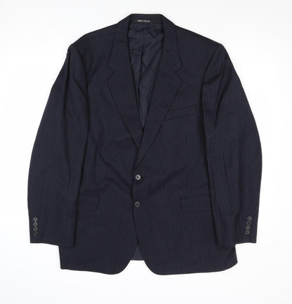 Mens UK Size 44 St Michael Regular Blue Suit Jacket