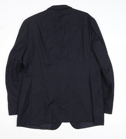 Mens UK Size 44 St Michael Regular Blue Suit Jacket