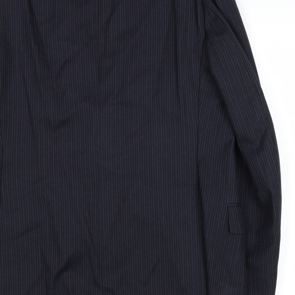 Mens UK Size 44 St Michael Regular Blue Suit Jacket