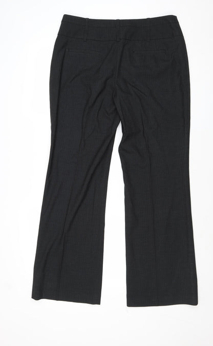Womens UK Size 34 in NEXT Regular Fit  Black Trousers