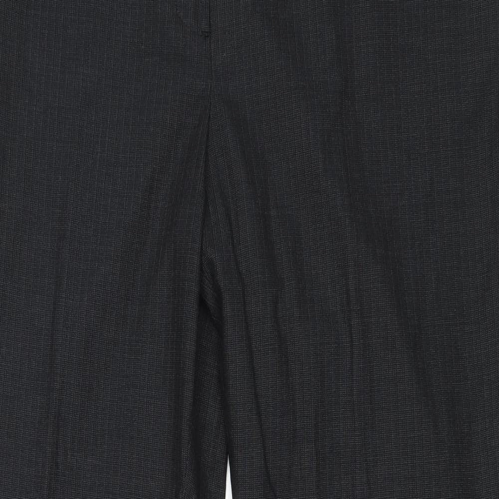 Womens UK Size 34 in NEXT Regular Fit  Black Trousers
