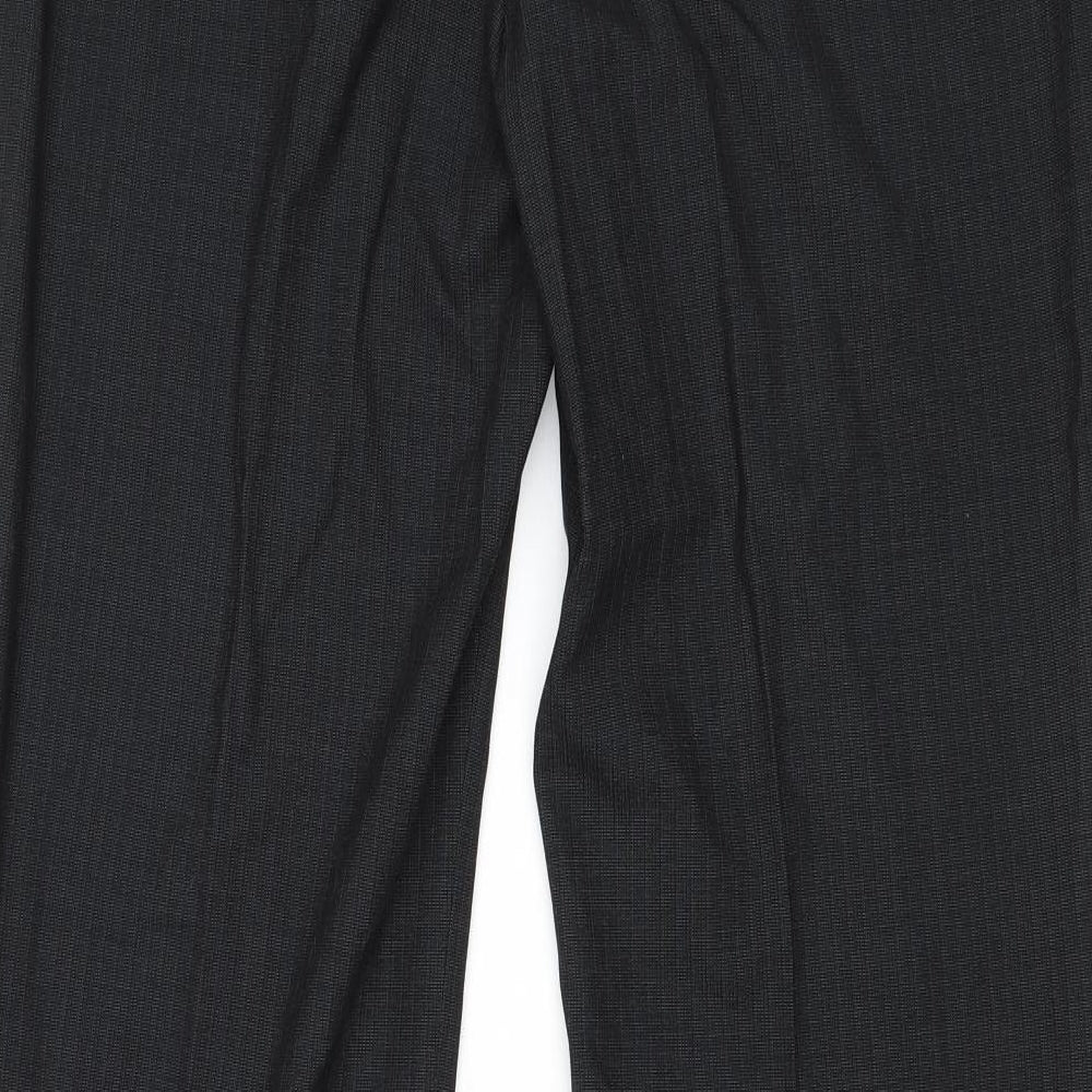 Womens UK Size 34 in NEXT Regular Fit  Black Trousers