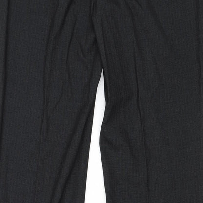 Womens UK Size 34 in NEXT Regular Fit  Black Trousers