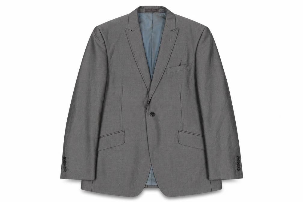 Mens UK Size 42 Fellini Regular Grey Suit Jacket