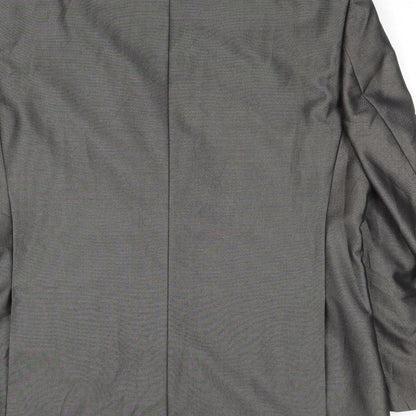 Mens UK Size 42 Fellini Regular Grey Suit Jacket