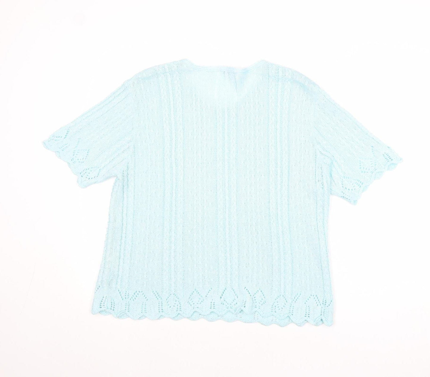 Womens UK Size 14 Berkertex Blue Pullover Jumper