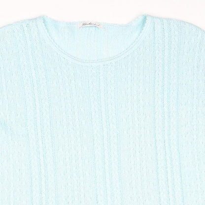 Womens UK Size 14 Berkertex Blue Pullover Jumper