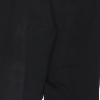 Womens UK Size 16 Very Regular Fit  Black Trousers