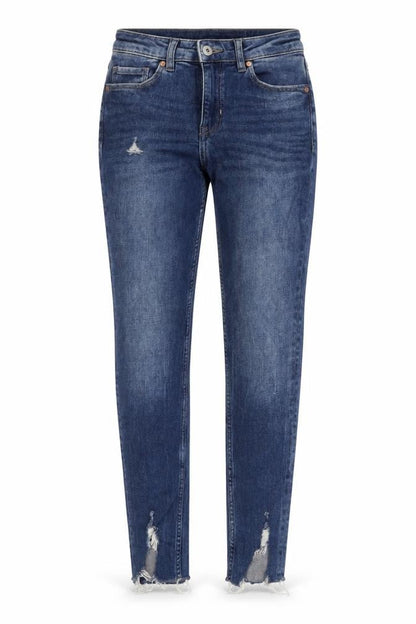 Womens UK Size 4 Divided by H&M Regular Fit Skinny Blue Jeans