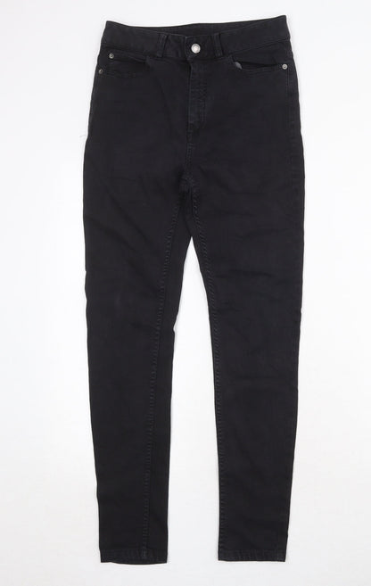 Womens UK Size 8 Marks and Spencer Regular Fit Skinny Black Jeans