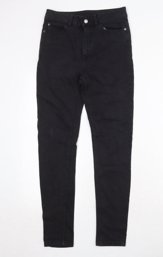 Womens UK Size 8 Marks and Spencer Regular Fit Skinny Black Jeans