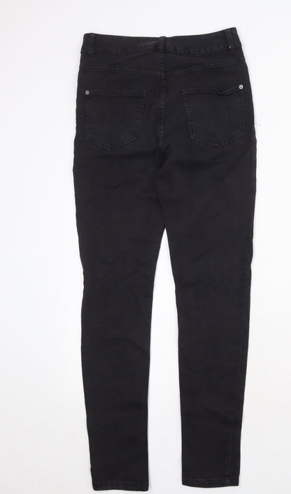 Womens UK Size 8 Marks and Spencer Regular Fit Skinny Black Jeans