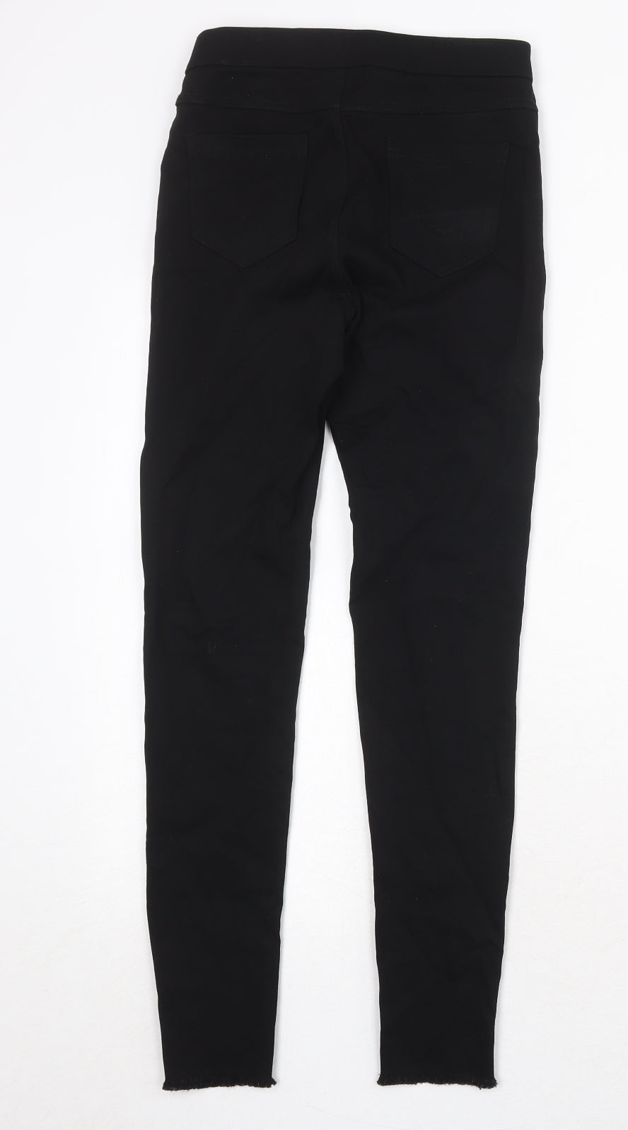 TkStyle Womens Black Cotton Skinny Jeans Size M Regular Zip