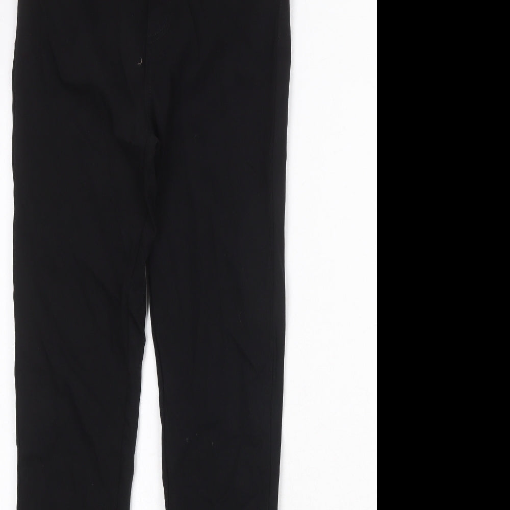 TkStyle Womens Black Cotton Skinny Jeans Size M Regular Zip