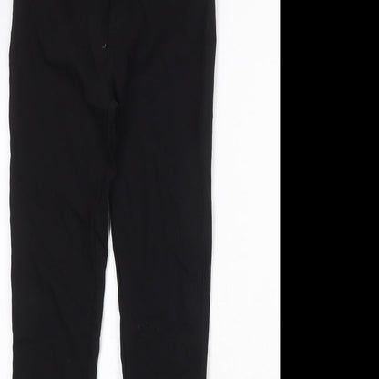 TkStyle Womens Black Cotton Skinny Jeans Size M Regular Zip