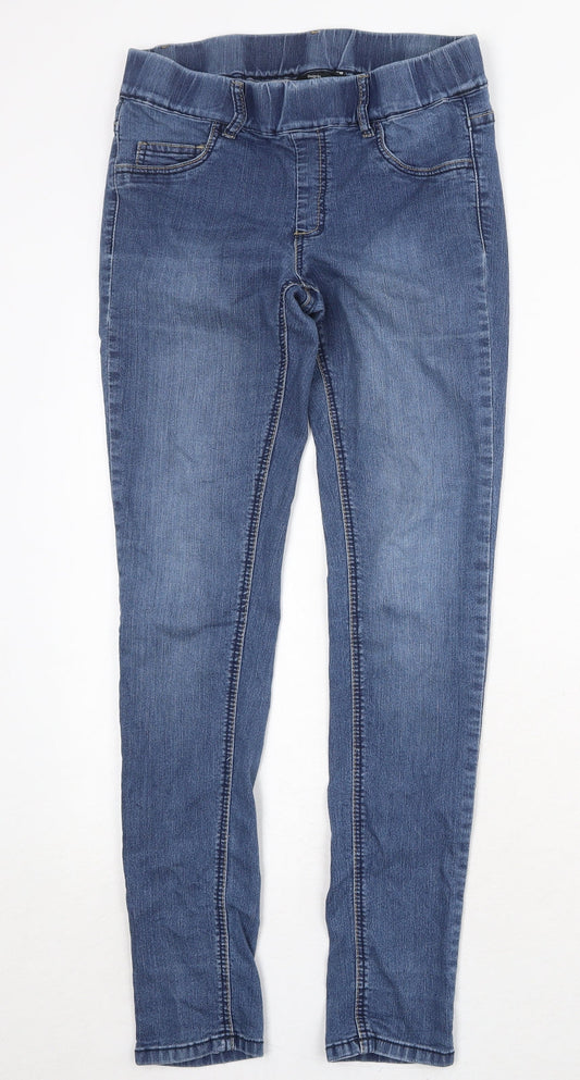 KappAhl Womens Blue Cotton Jegging Jeans Size 10 Regular