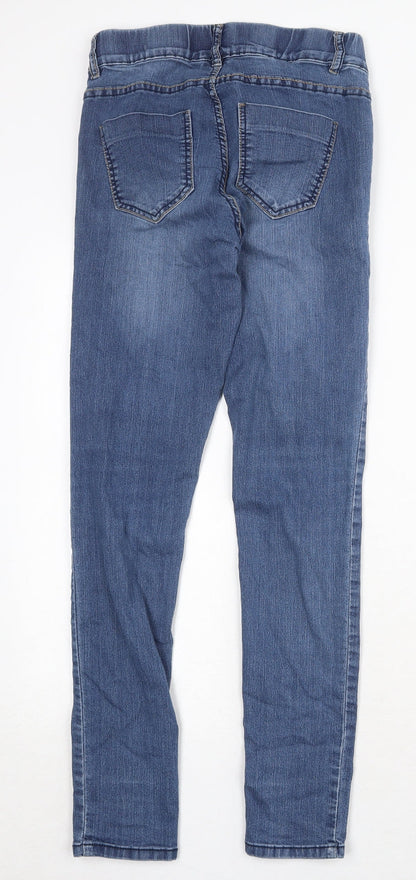 KappAhl Womens Blue Cotton Jegging Jeans Size 10 Regular