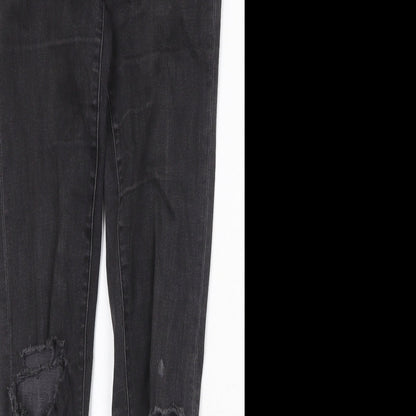 Madwell Womens Black Cotton Skinny Jeans Size 26 in Regular Zip