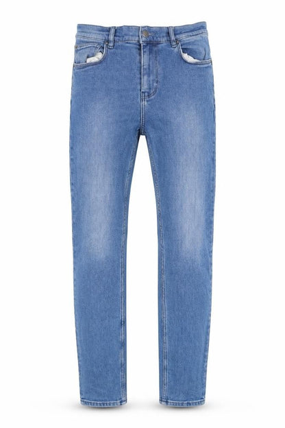 Mens UK Size 28 in Visual Clothing Project Regular Fit Skinny Blue Jeans