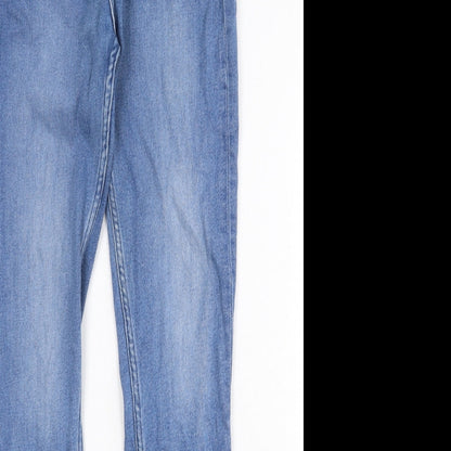 Visual Clothing Project Mens Blue Cotton Skinny Jeans Size 28 in Regular Zip
