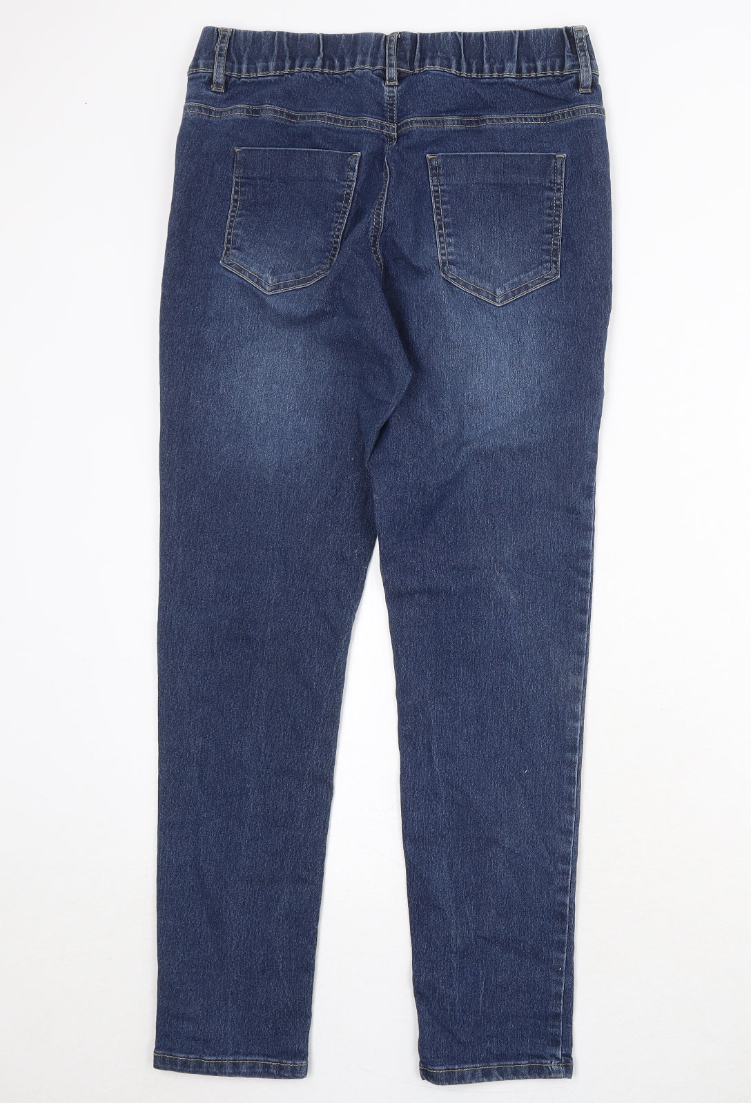 KappAhl Womens Blue Cotton Skinny Jeans Size 12 Regular