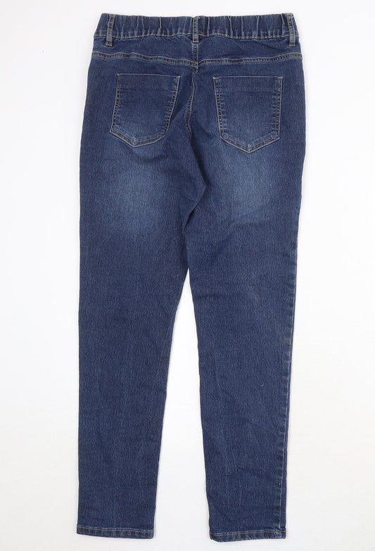 KappAhl Womens Blue Cotton Skinny Jeans Size 12 Regular