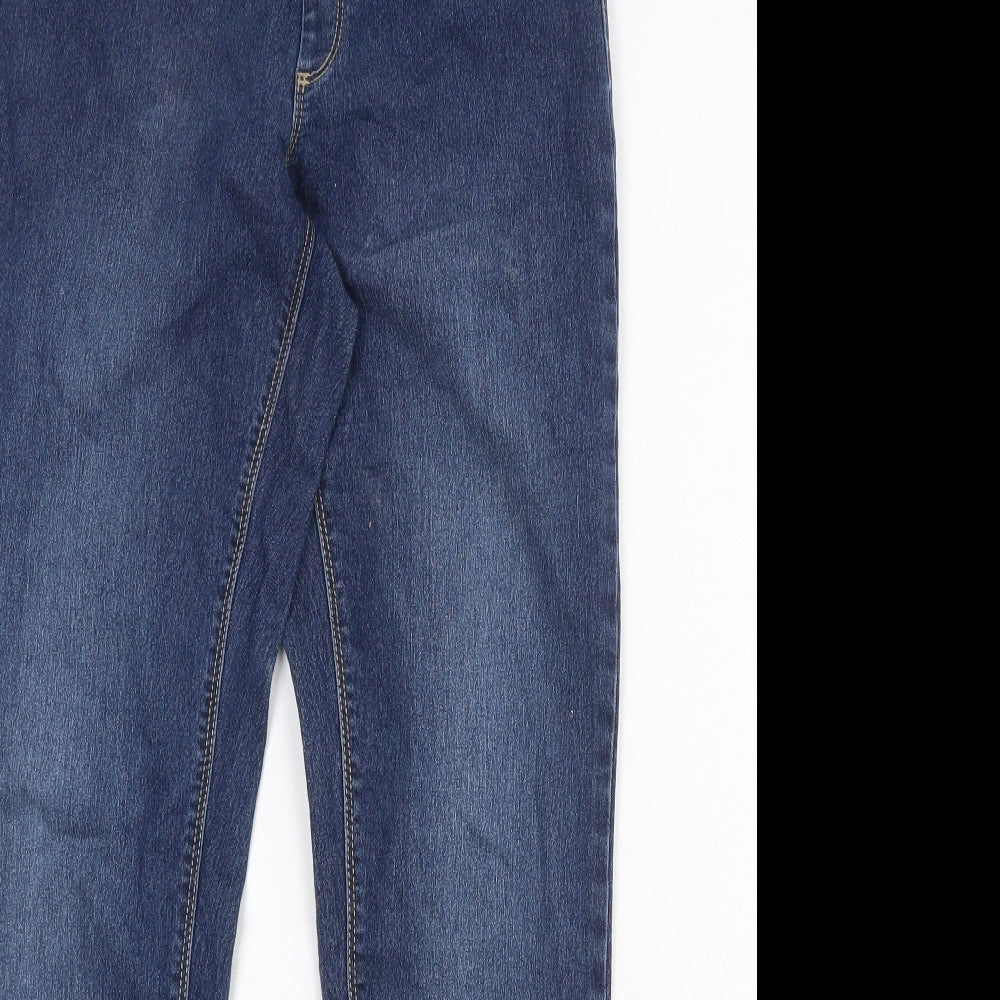 KappAhl Womens Blue Cotton Skinny Jeans Size 12 Regular