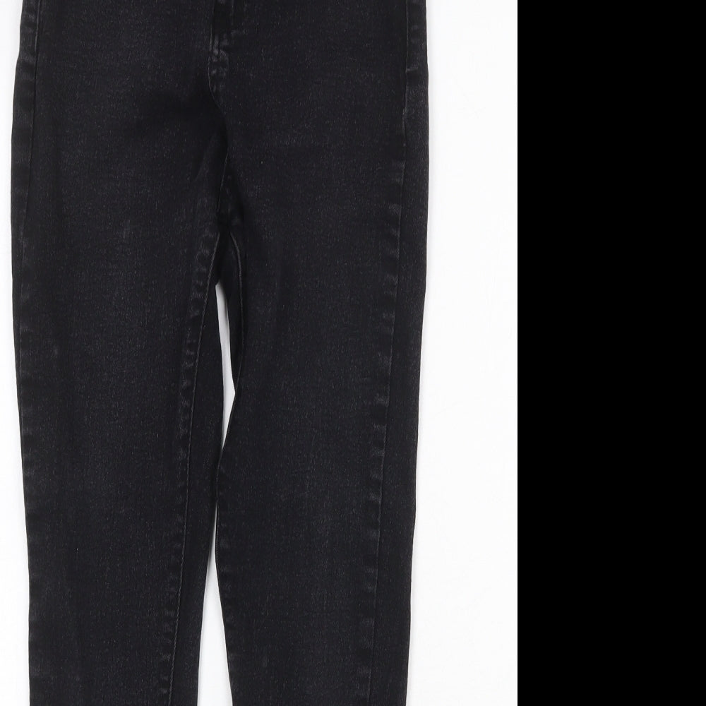 I SAW IT FIRST Womens Black Cotton Skinny Jeans Size 8 Regular Zip