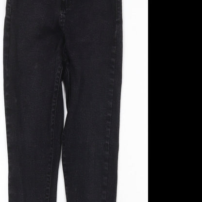 I SAW IT FIRST Womens Black Cotton Skinny Jeans Size 8 Regular Zip